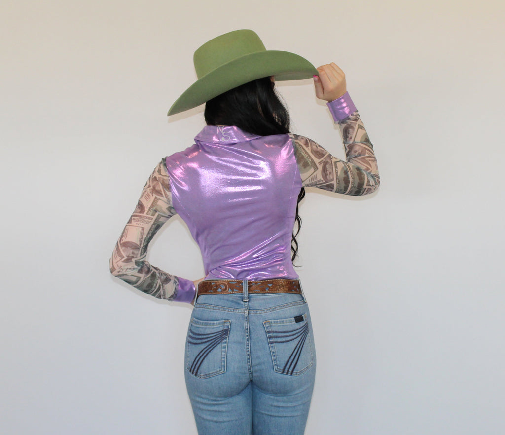 All In Pearl Snap Rodeo Shirt