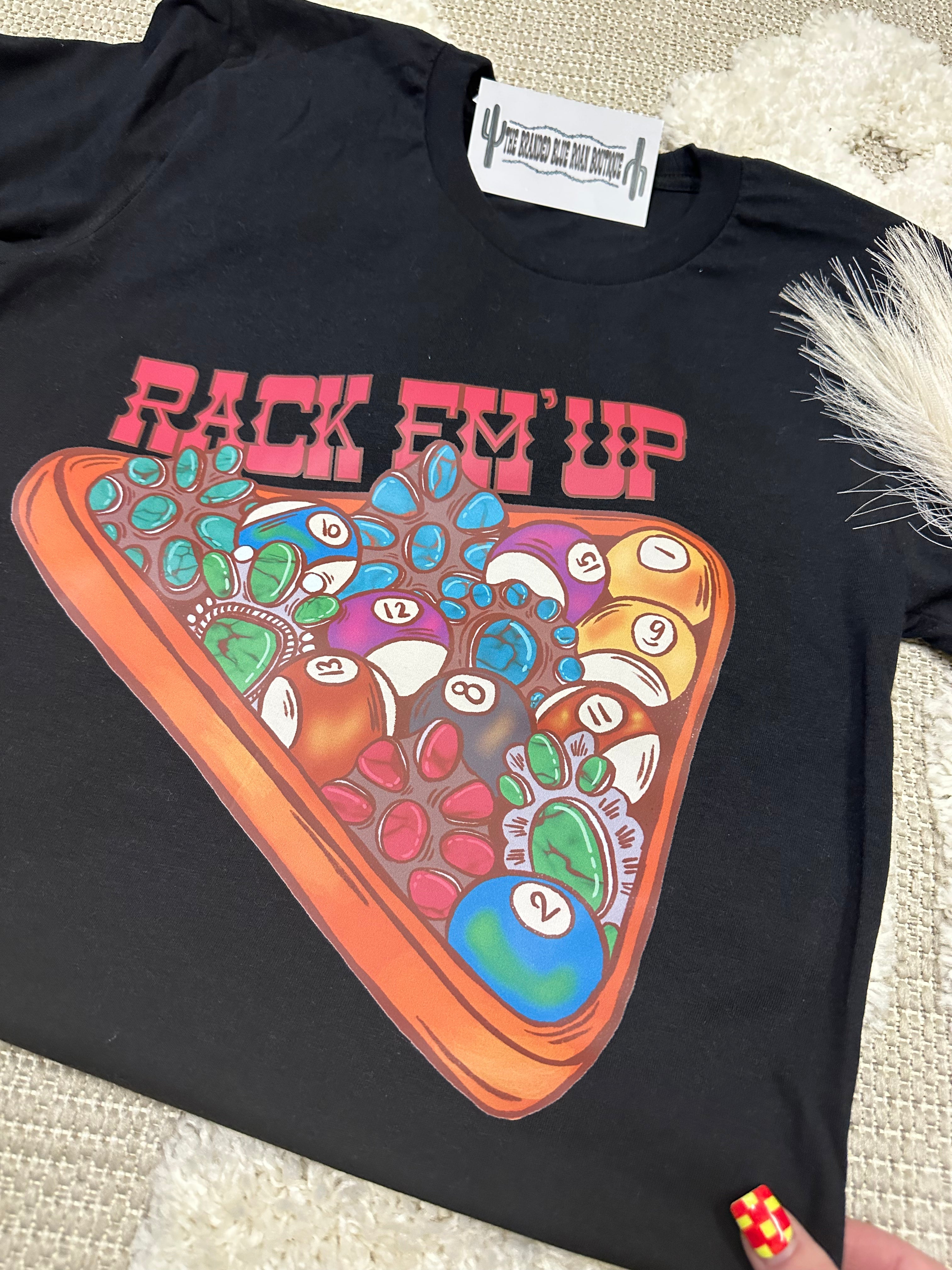 Rack Em Up Western Graphic Tee