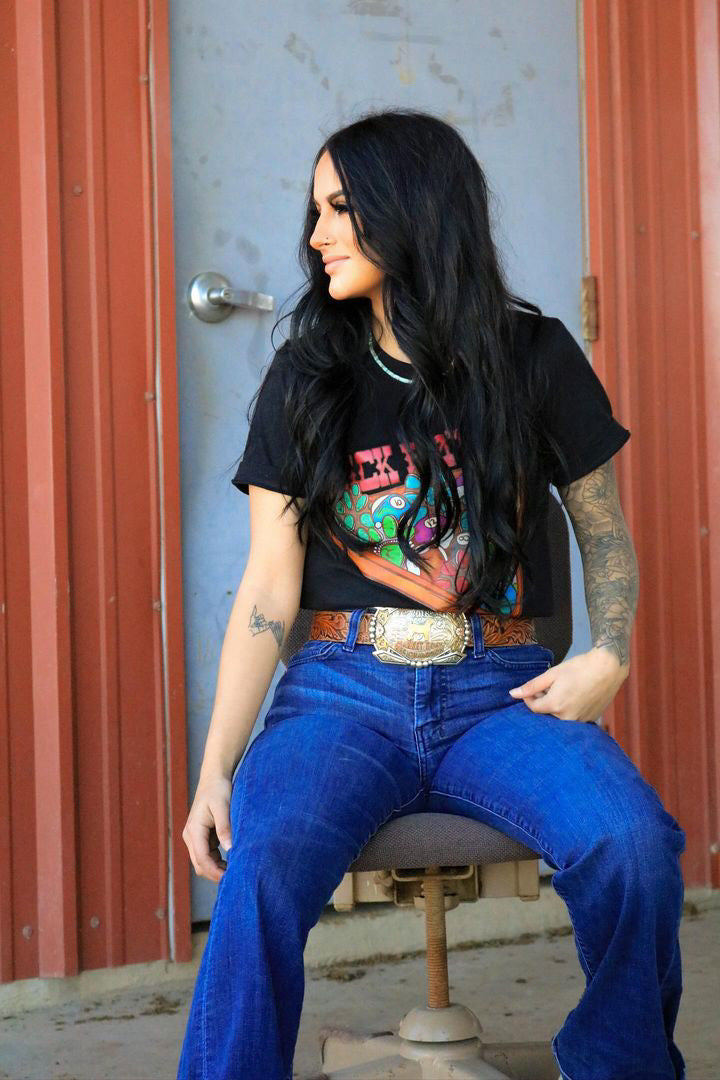 Rack Em Up Western Graphic Tee