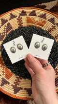 Medium Oval Concho Earrings