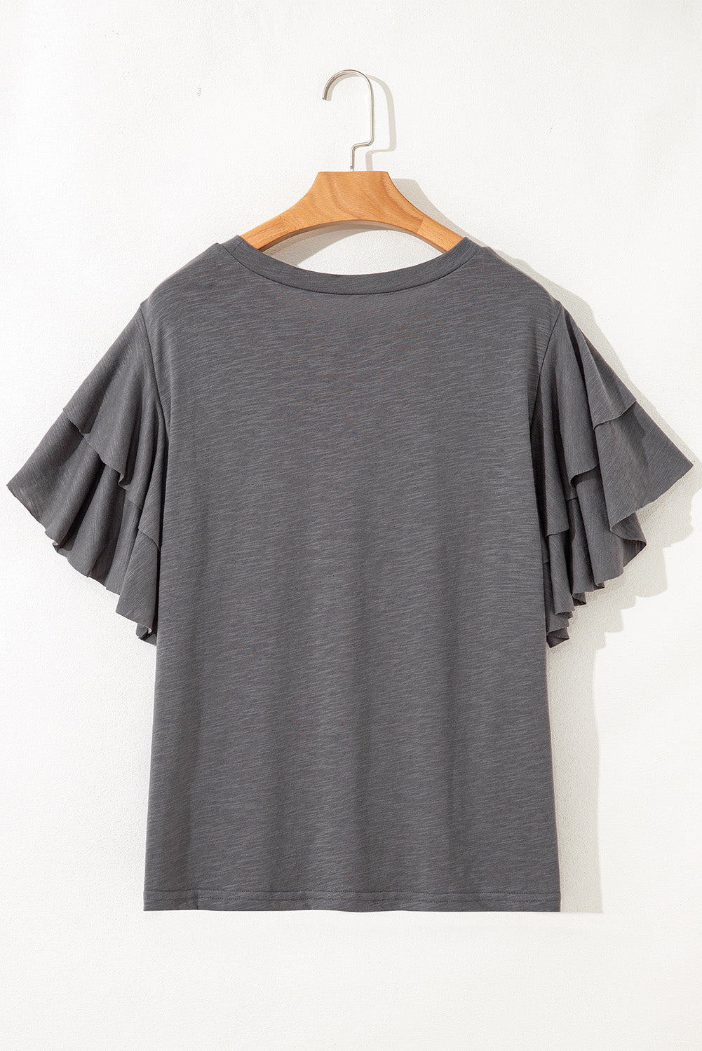 Layered Ruffle Short Sleeve Top