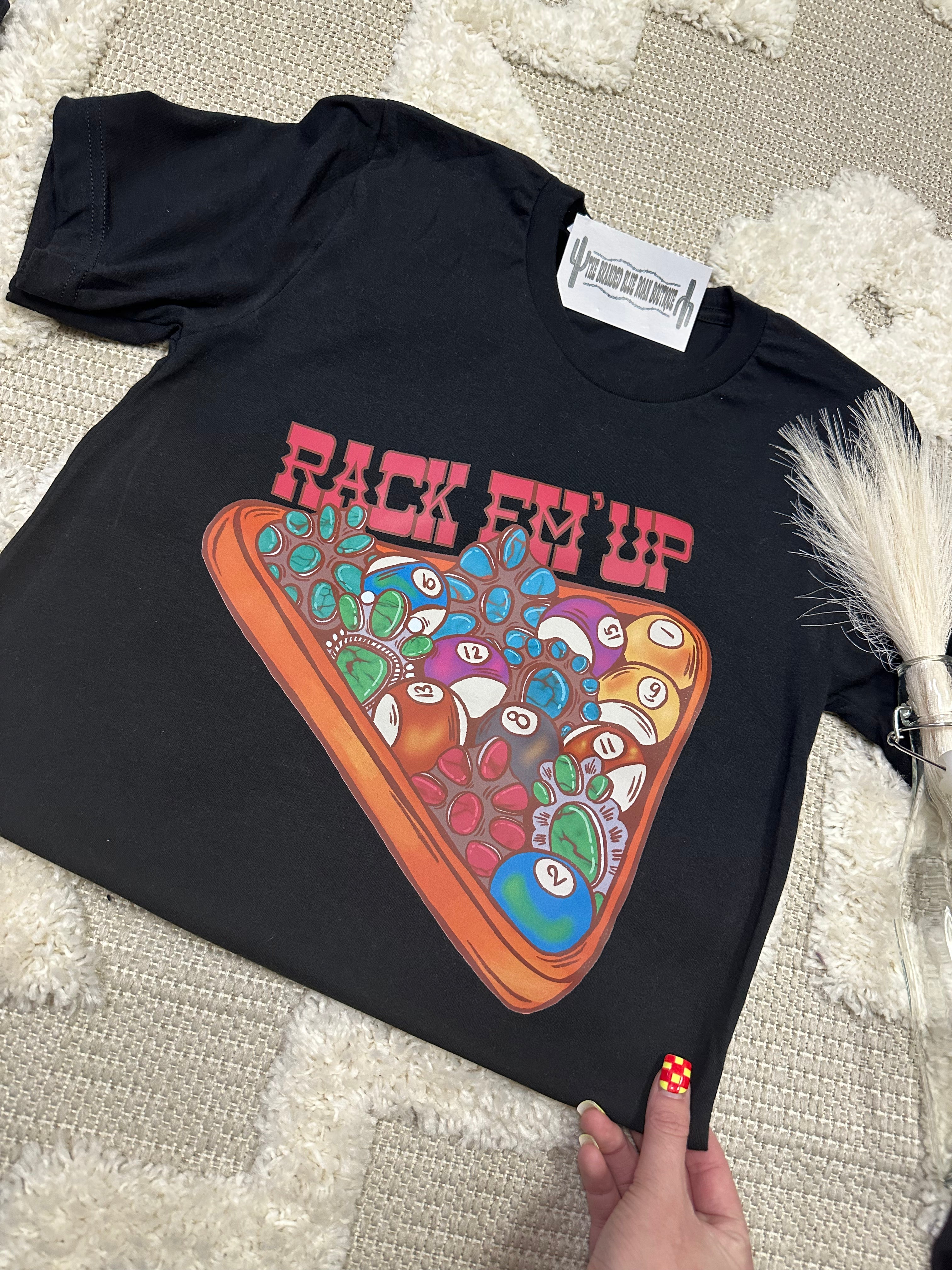 Rack Em Up Western Graphic Tee