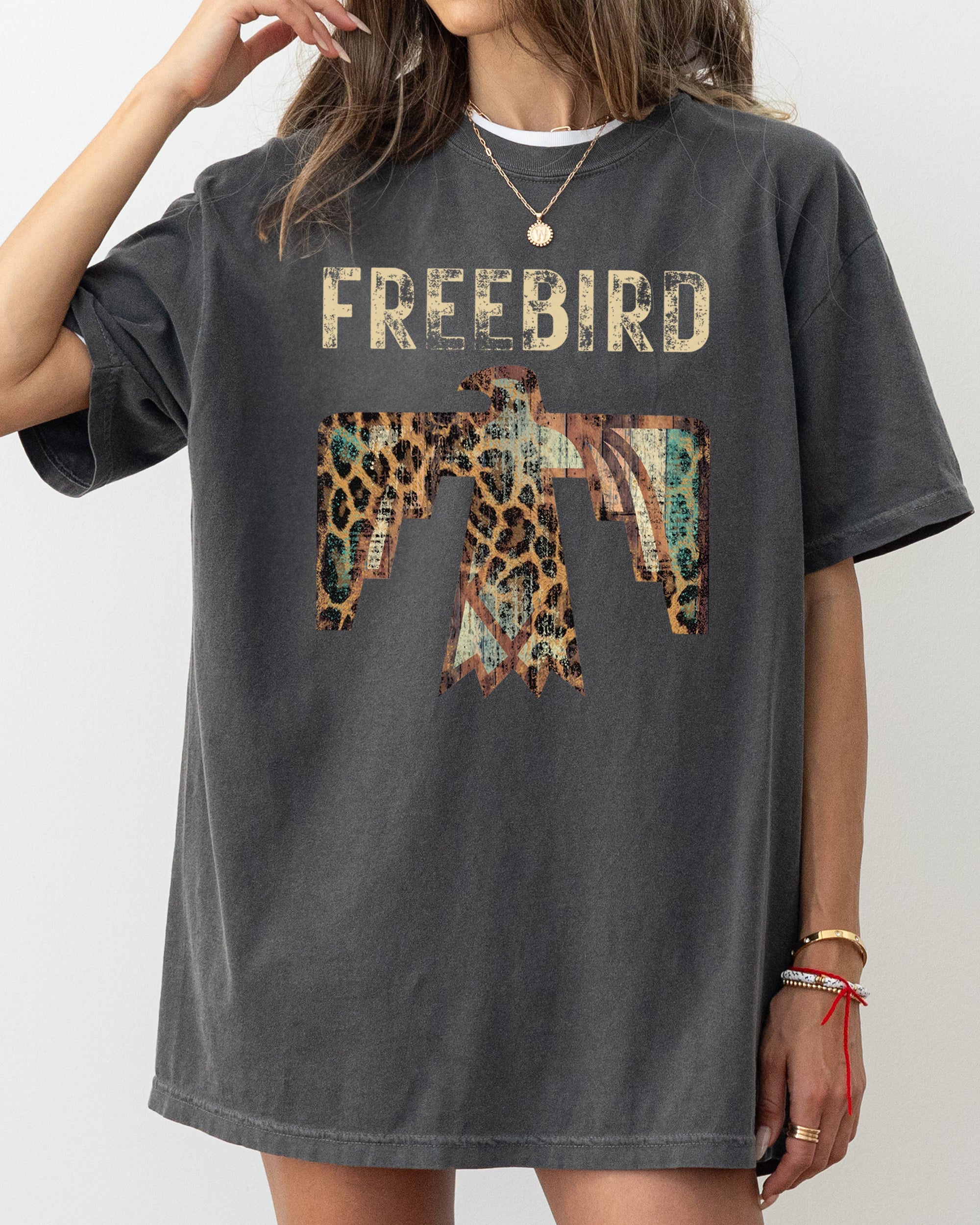Free Bird Western Thunderbird Comfort Colors Tee