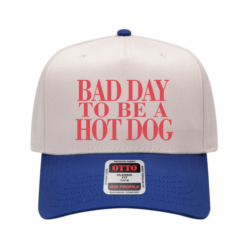 Bad Day to Be a Hot Dog Trucker Hat – Funny Fourth of July Patriotic Hat