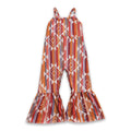 Girls' Aztec Sleeveless Western Jumpsuit