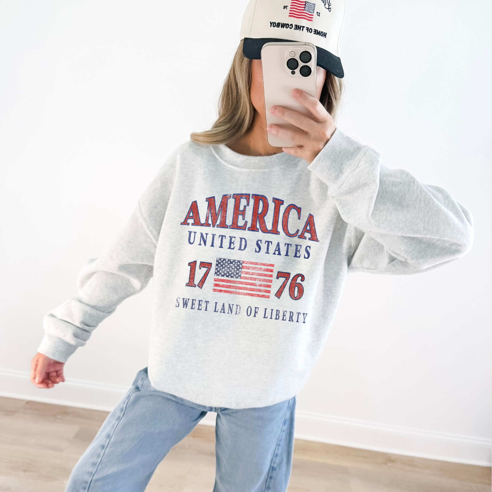 America United States 1776 Crewneck Sweatshirt