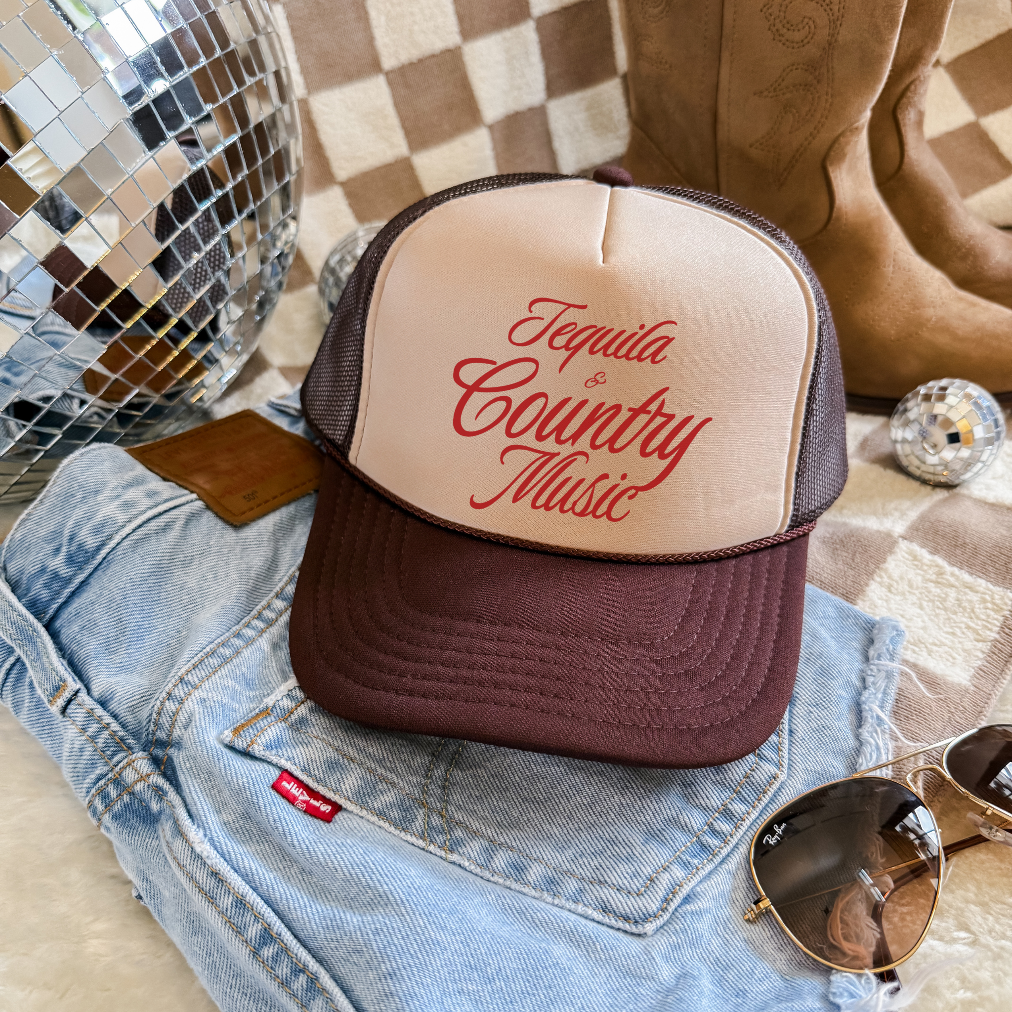 Tequila & Country Music Trucker Hat
