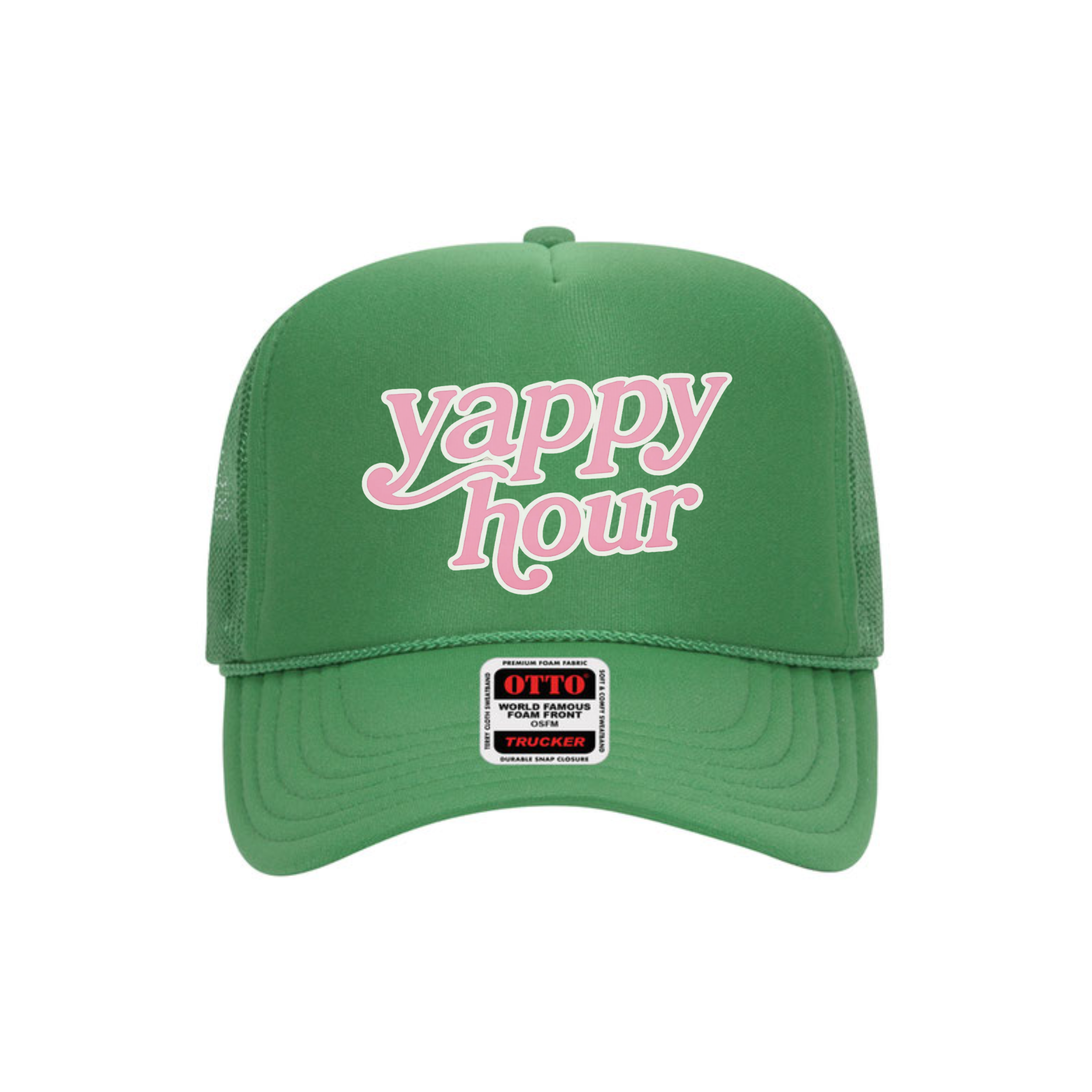 Yappy Hour Foam Trucker Hat | Funny Summer Trucker Cap
