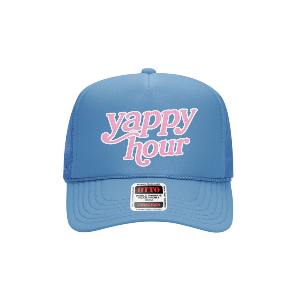 Yappy Hour Foam Trucker Hat | Funny Summer Trucker Cap