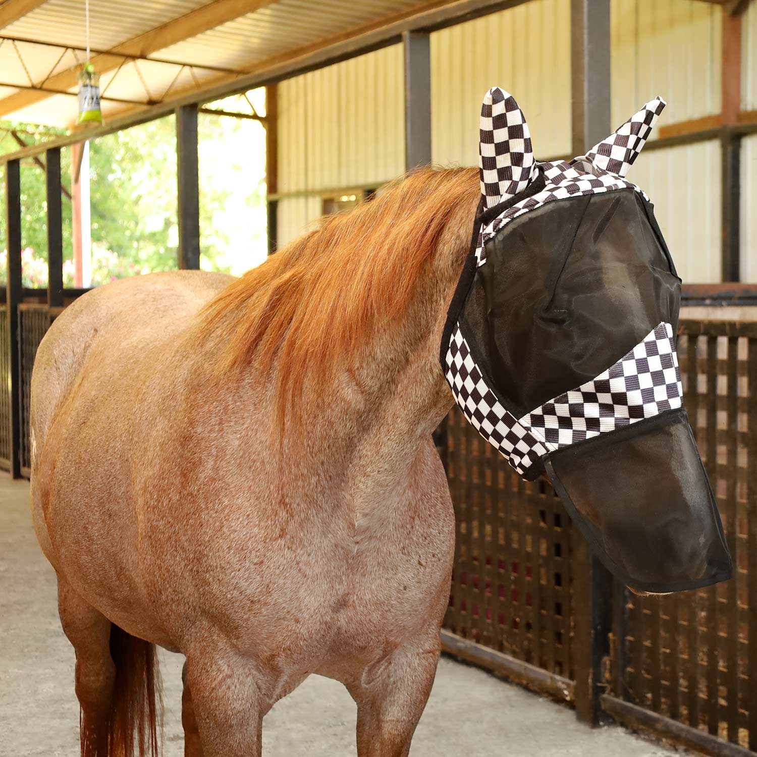 Jeffers Deluxe Mesh Horse Fly Mask with Ears & Nose