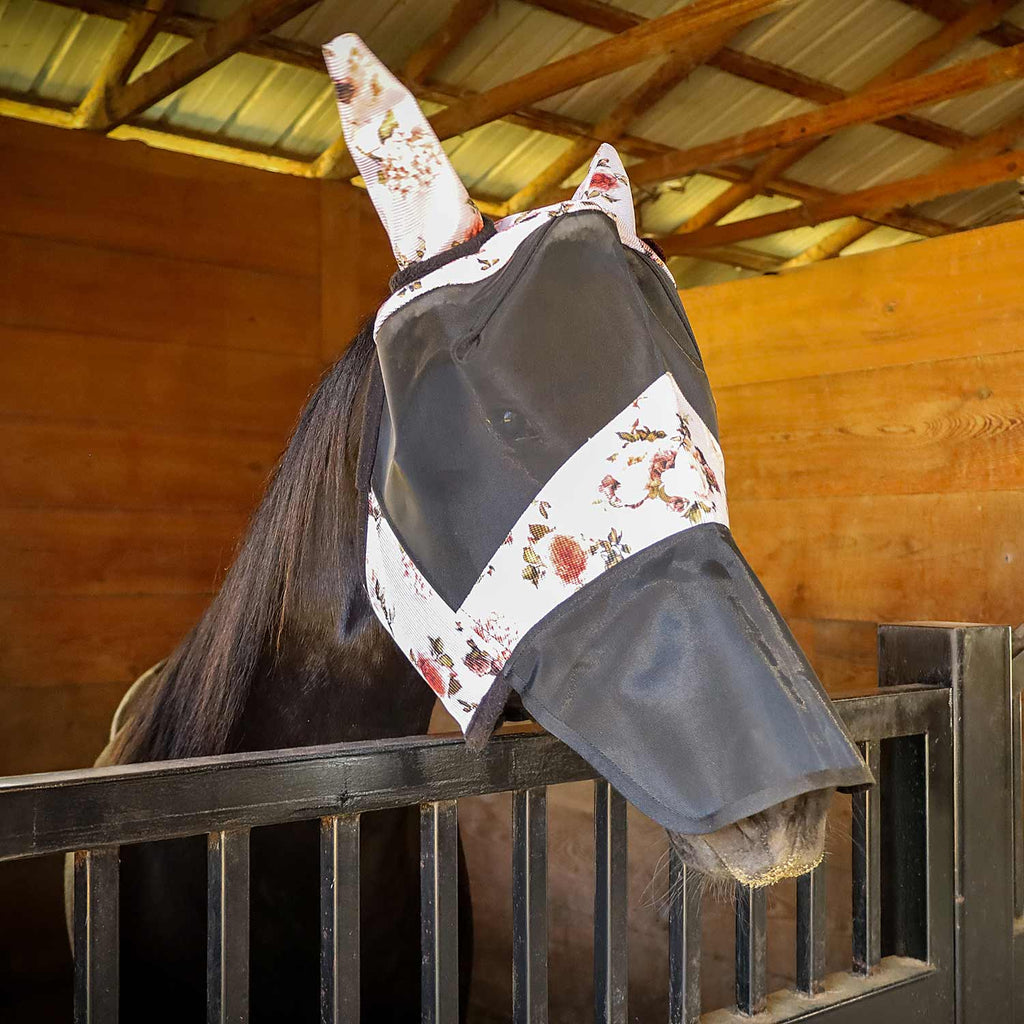 Jeffers Deluxe Mesh Horse Fly Mask with Ears & Nose