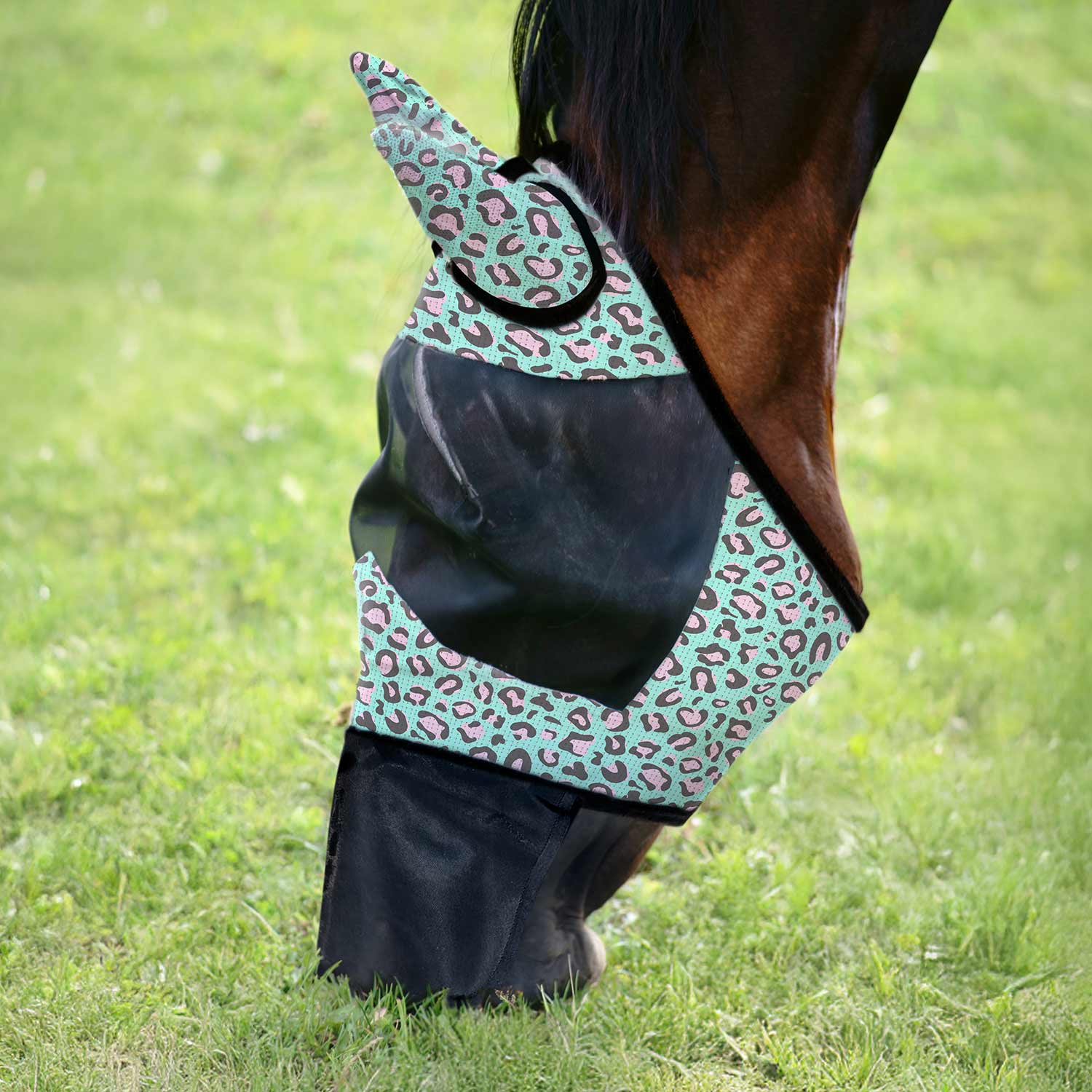 Jeffers Deluxe Mesh Horse Fly Mask with Ears & Nose