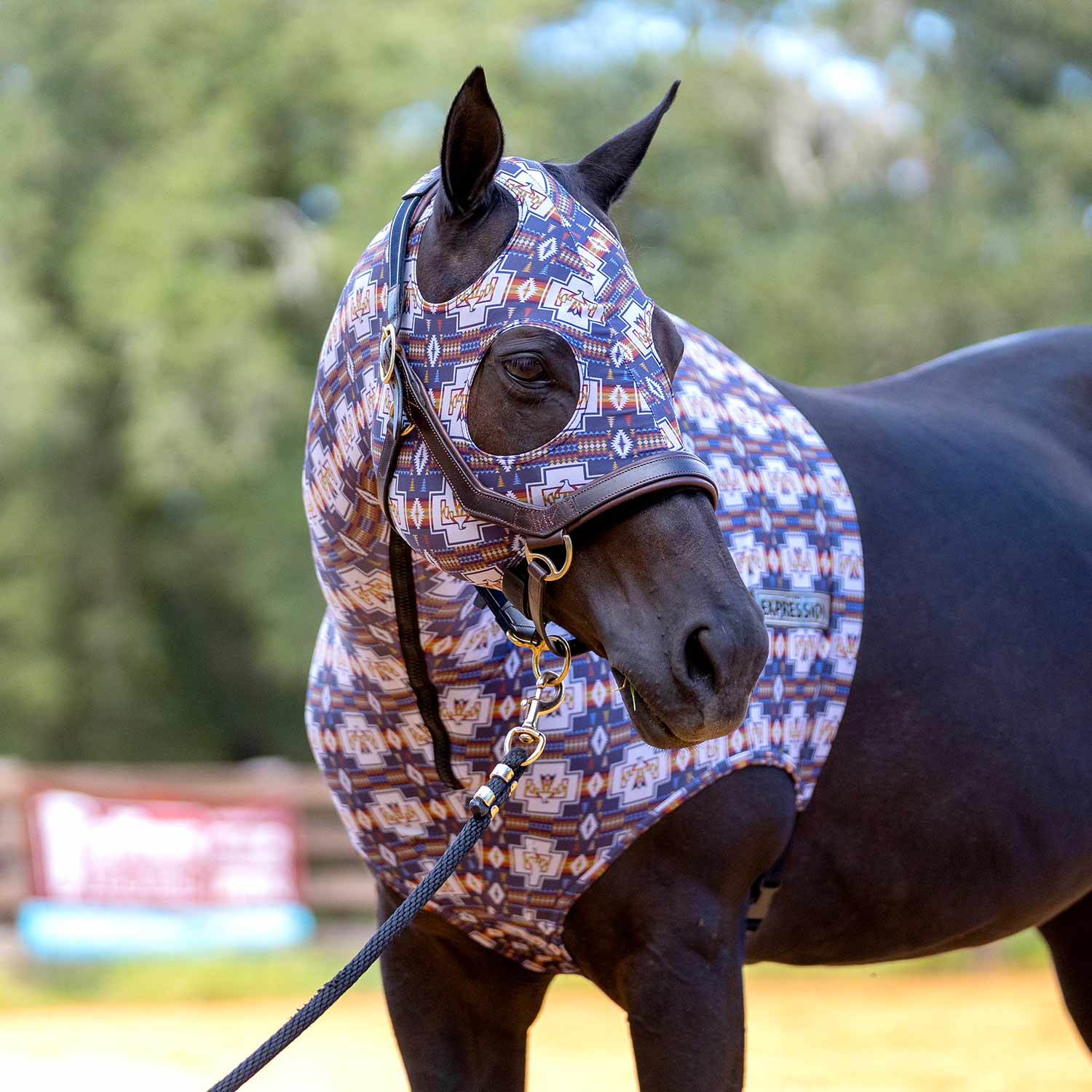 Jeffers Expression Lycra Horse Hood