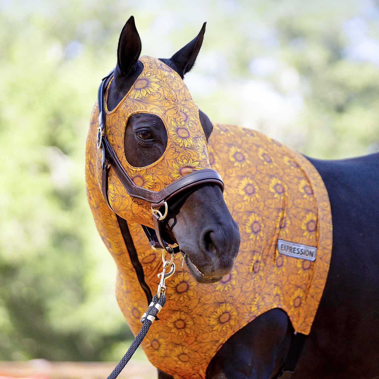 Jeffers Expression Lycra Horse Hood