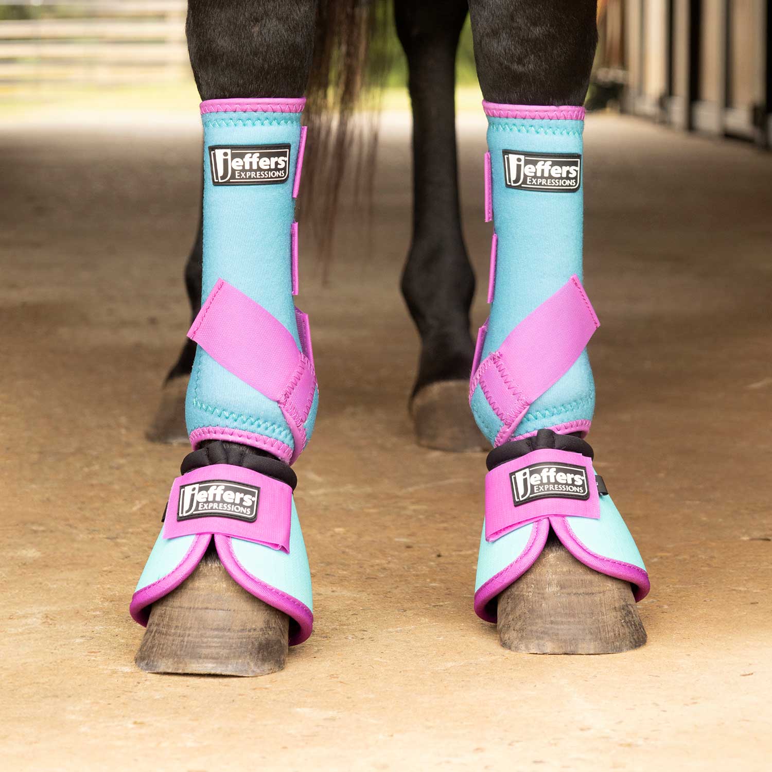 Jeffers Expression Neon Protective Horse Boots