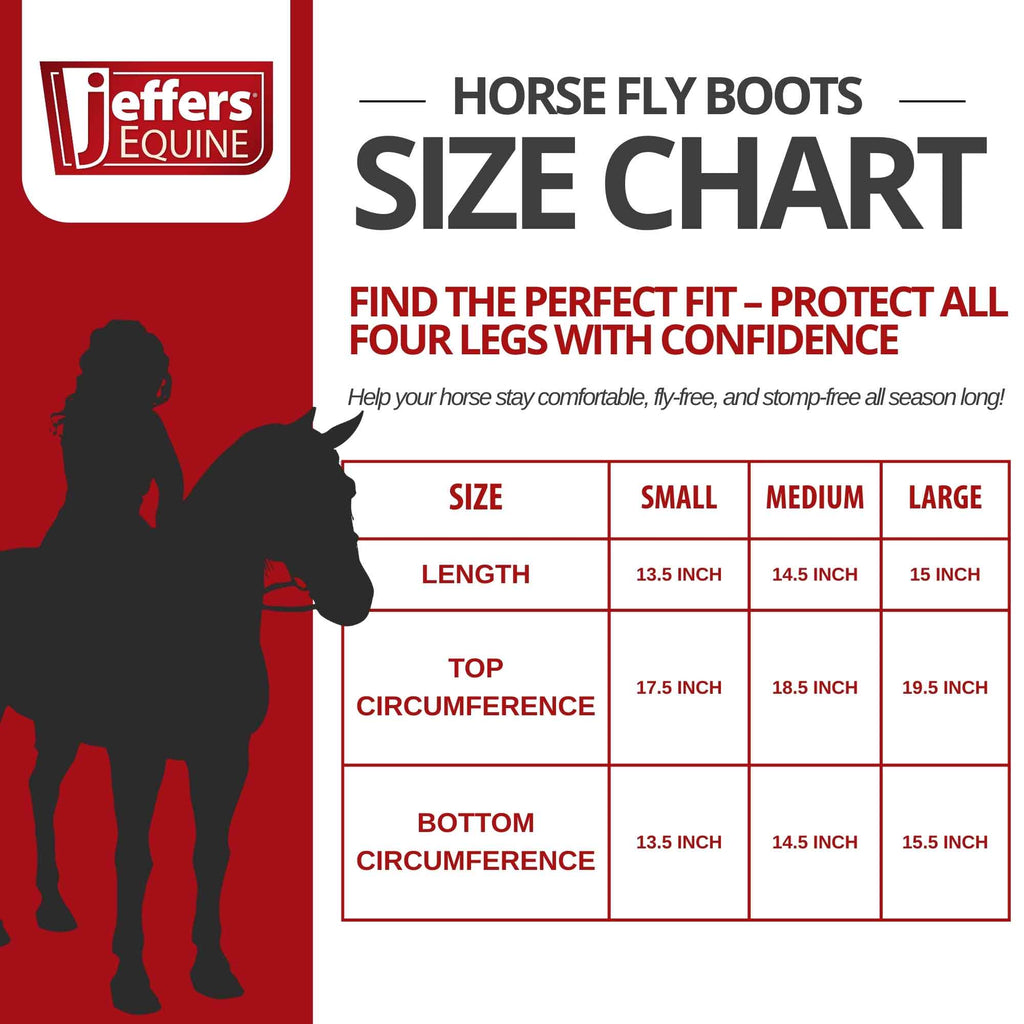 Jeffers Romper Stomper Stomp-Free Fly Boots – 4 Pack