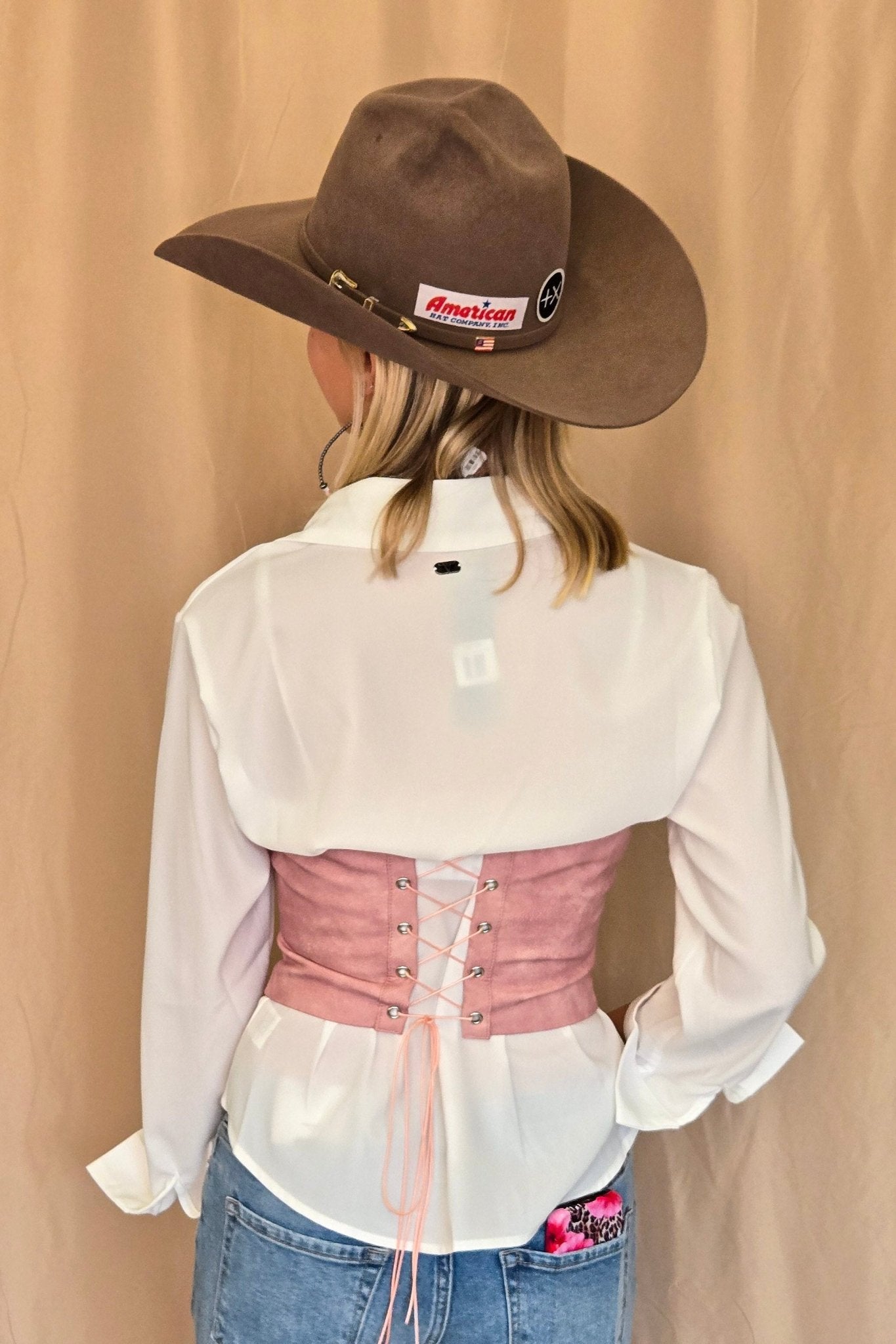 Jolene Embroidered Western Corset Top - 4 Colors