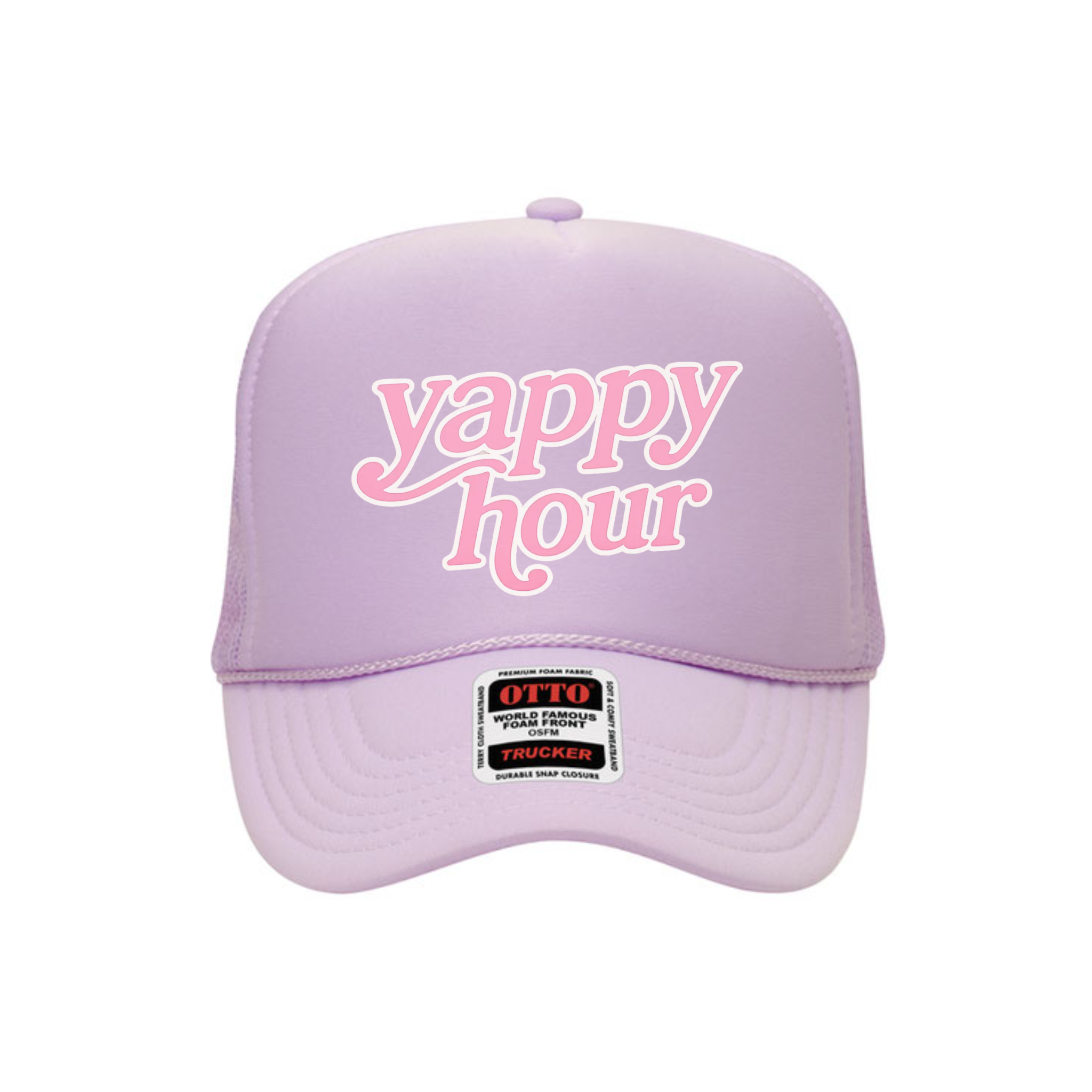 Yappy Hour Foam Trucker Hat | Funny Summer Trucker Cap