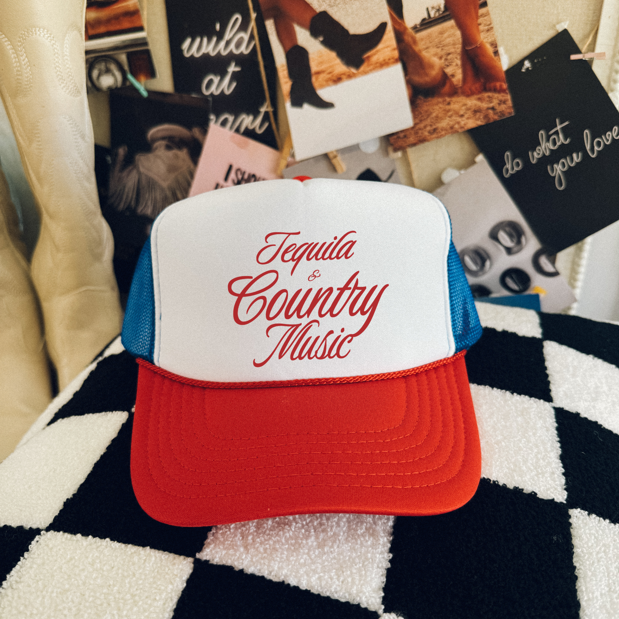 Tequila & Country Music Trucker Hat