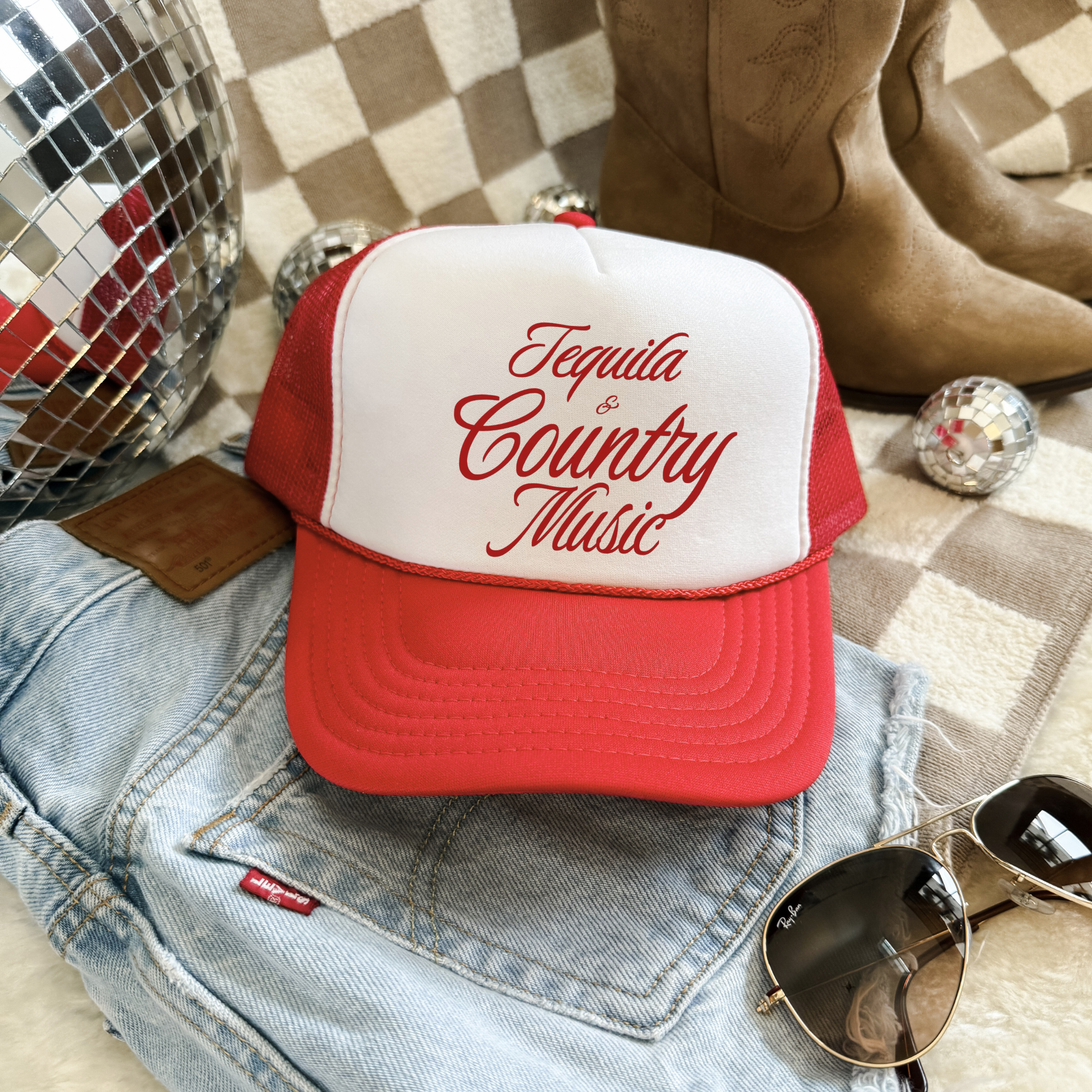 Tequila & Country Music Trucker Hat