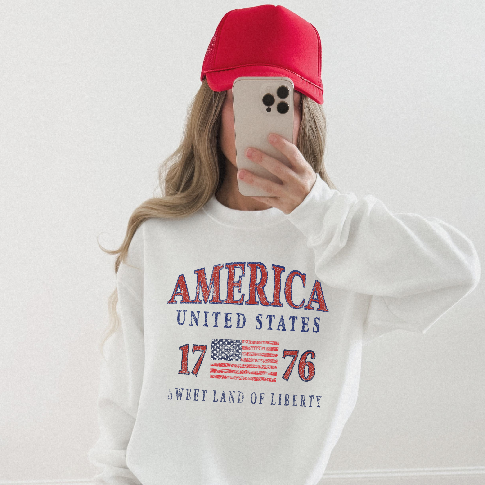 America United States 1776 Crewneck Sweatshirt